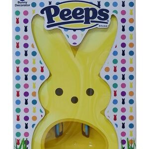 Peeps Yellow Bunny Egg-Mazing Egg Spinner New